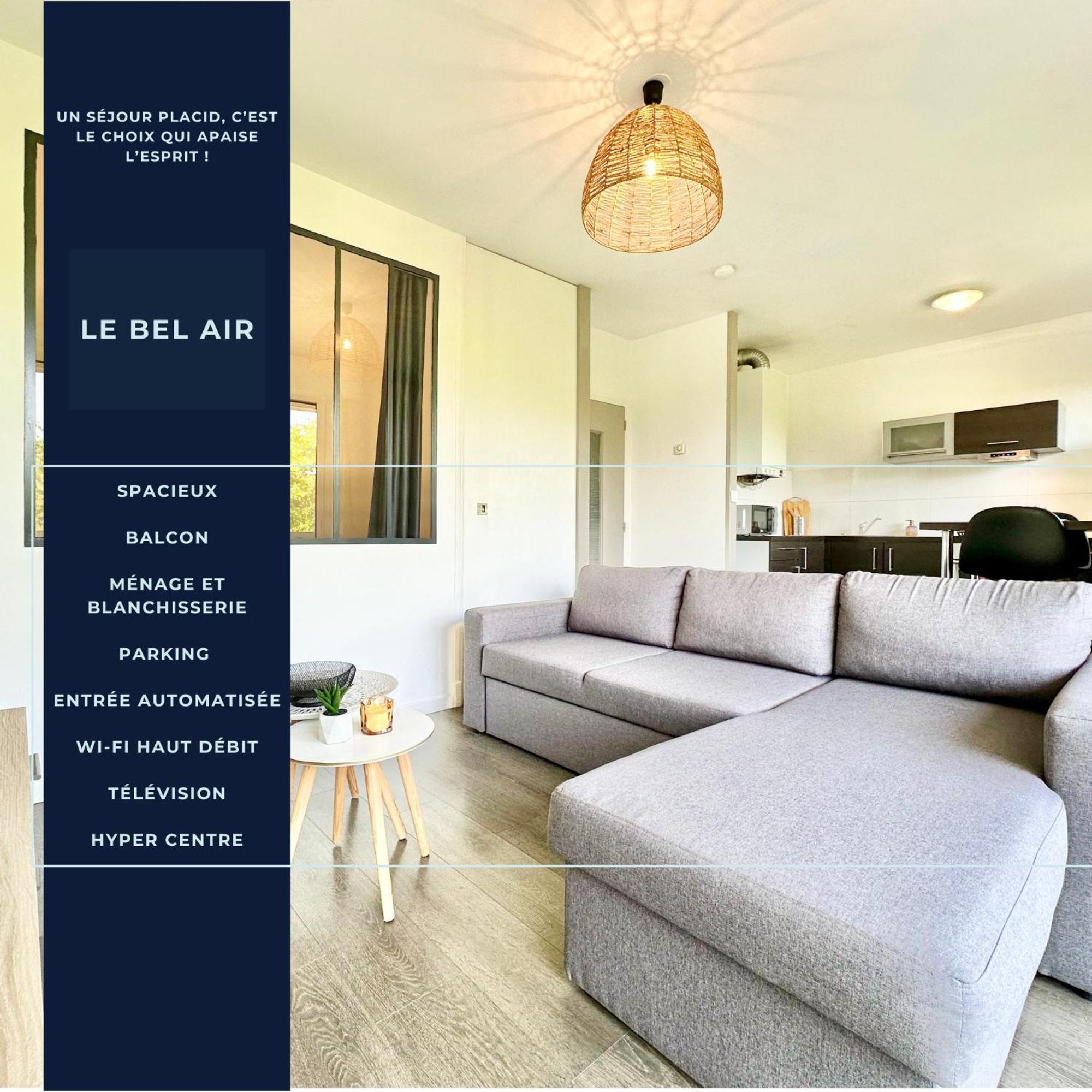Le Bel Air - Coeur De Ville - Parking & Balcon Mont-de-Marsan Exterior foto